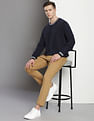 Tommy Hilfiger Striped Hem Cotton Sweater