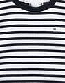 Tommy Hilfiger Kids Girls Striped Slim-Fit Cotton T-Shirt