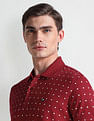 Arrow Sports Geometric Print Regular Polo Shirt