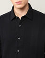 Arrow Textured Pure Cotton Shirt