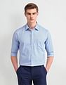 Arrow Brooklyn Fit Windowpane Checked Shirt