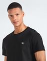 Calvin Klein Jeans Regenrative Cotton Monologo T-Shirt - Pack Of 2