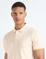 Flying Machine Floral Print Cotton Polo Shirt