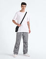 Flying Machine Mid Rise Loose Fit Cargo Pants
