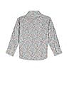 U.S. Polo Assn. Kids Boys Spread Collar Floral Print Shirt