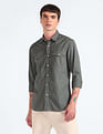 Flying Machine Western Yoke Relaxed Fit Shirt