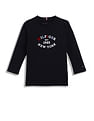 Tommy Hilfiger Kids Boys Monotype Flock Regular T-Shirt