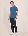 U.S. Polo Assn. Zipper Placket Checked Polo Shirt