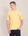 U.S. Polo Assn. Tipped Collar Heathered Polo Shirt