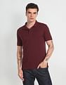 Flying Machine Solid Chest Patch Pocket Polo Shirt