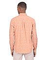 U.S. Polo Assn. Rounded Cuff Printed Casual Shirt