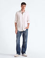 Flying Machine Vertical Stripe Slim Fit Shirt
