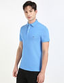 Tommy Hilfiger Solid Slim-Fit Cotton Polo Shirt
