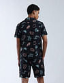 Flying Machine Regular Fit All-Over Digitopia Shirt