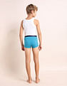 USPA Innerwear Boys Mid Rise Cotton Spandex Trunks - Pack Of 3