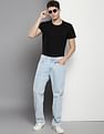 Calvin Klein Jeans 90s Straight Fit Rinsed Jeans