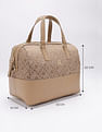 Tommy Hilfiger Logo Khaki Pu Handbag