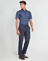 Arrow Cotton Twill Check Formal Shirt