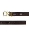 Calvin Klein Monogram Buckle Reversible Belt