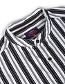 Flying Machine Mandarin Collar Cotton Shirt