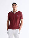 USPA Active Solid Slim Fit Polo Shirt