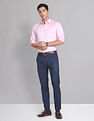 AD by Arvind Pure Cotton Solid Sateen Shirt