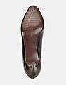 Cole Haan Women Black Hellen Grand Point Toe Leather Pumps
