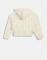 Tommy Hilfiger Kids Girls Striped Relaxed-Fit Cotton Sweatshirt