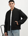 Calvin Klein Jeans Regular Fit Solid Quilted Jacket
