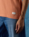 Flying Machine Regular Fit Textured Polo Shirt