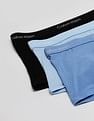 Calvin Klein Underwear Multi-Coloured Solid Low Rise Trunk - Pack Of 3