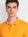 Flying Machine Solid Pique Polo Shirt