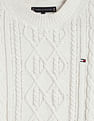 Tommy Hilfiger Kids Boys Cable Knit Regular Fit Sweatshirt