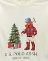 U.S. Polo Assn. Kids Boys Mascot Print Cotton T-Shirt