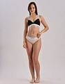 Calvin Klein Underwear Pink Solid Mid Rise Panties