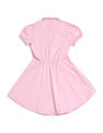 U.S. Polo Assn. Kids Girls Embroidered Fit & Flare Dress
