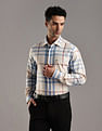Tommy Hilfiger Checked Regular Fit Plain Woven Shirt