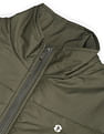 U.S. Polo Assn. Women High Neck Solid Puffer Jacket