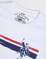 U.S. Polo Assn. Denim Co. Crew Neck Cotton Brand Print T-Shirt