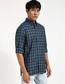Tommy Hilfiger Checked Regular Fit Plain Woven Shirt