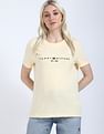 Tommy Hilfiger Yellow Women's T-shirt for Bright Style
