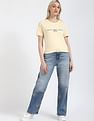 Tommy Hilfiger Yellow Women's T-shirt for Bright Style