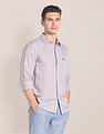 U.S. Polo Assn. Solid Linen Blend Shirt