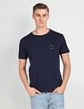 Arrow Sports Crew Neck Solid T-Shirt