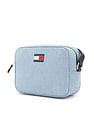 Tommy Hilfiger Textured Light-Blue Cotton Bag