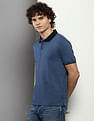 Calvin Klein Jeans Recycled Polyester Contrast Collar Polo Shirt