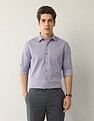 Arrow Textured Manhattan Slim Fit Shirt