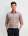 Arrow Newyork Slim Fit Textured Pattern Shirt