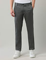 Arrow Sport Slim Fit Satin Solid Trousers