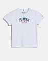 Tommy Hilfiger Kids Girls Logo Regular-Fit Cotton T-Shirt